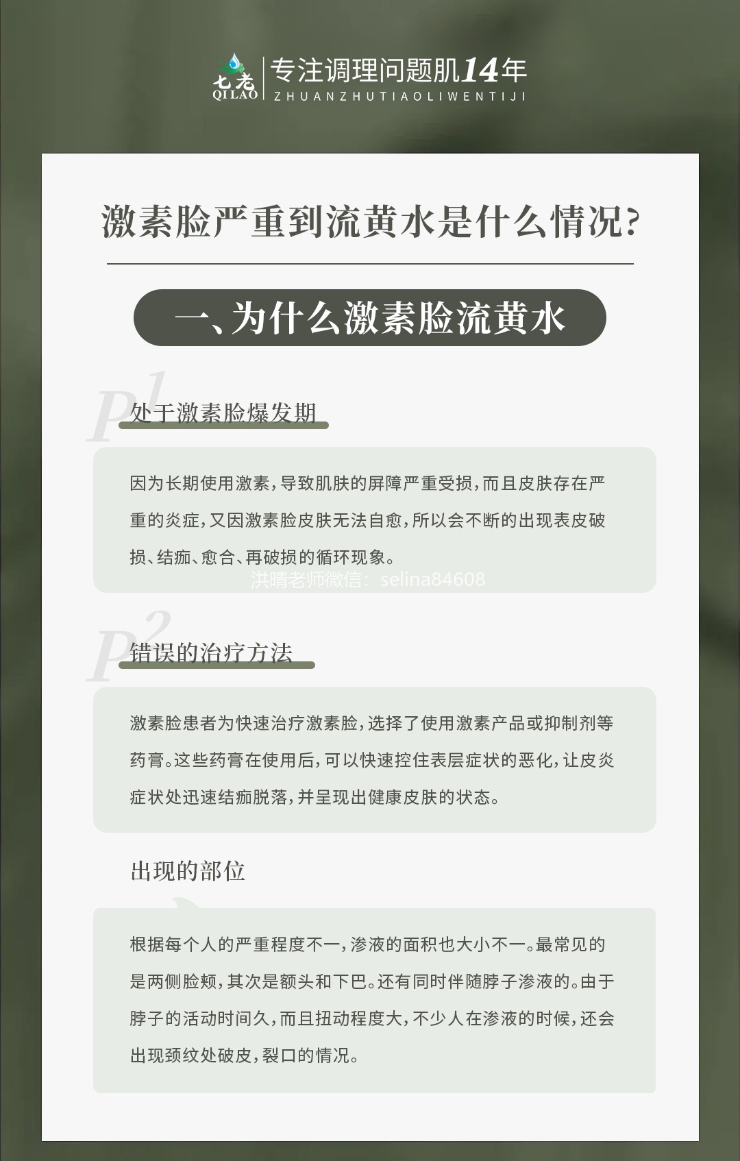 七老洪晴专业知识科普