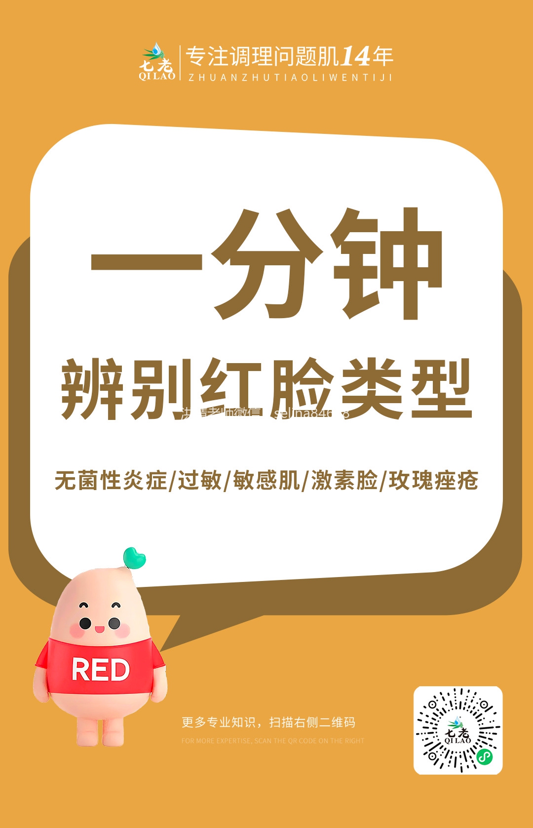 七老洪晴专业知识科普→一分钟教你辨别大红脸的类型